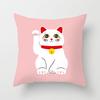 New Style of Lucky Cat Series Pillowcases, Home Office Sofa Pillow Cushion Covers, Seats