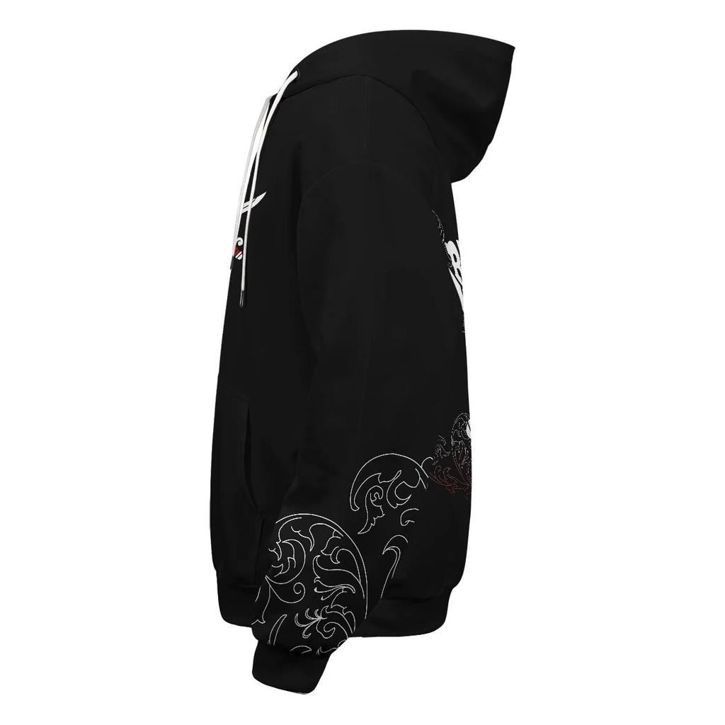 Móda pro fanoušky ONE PIECE Kreslená mikina s potiskem Outdoorový sport Cosplay Pulovry Mikina s kapucí Cosplay kostým