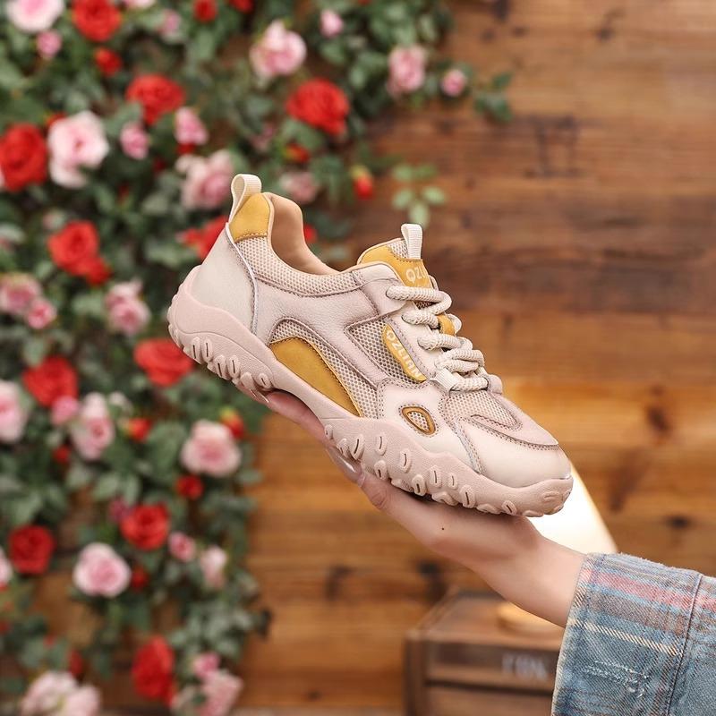 2025 new Forrest Gump shoes women's flat non-slip soft sole soft surface mesh comfortable German training sports and leisure shoes running shoes