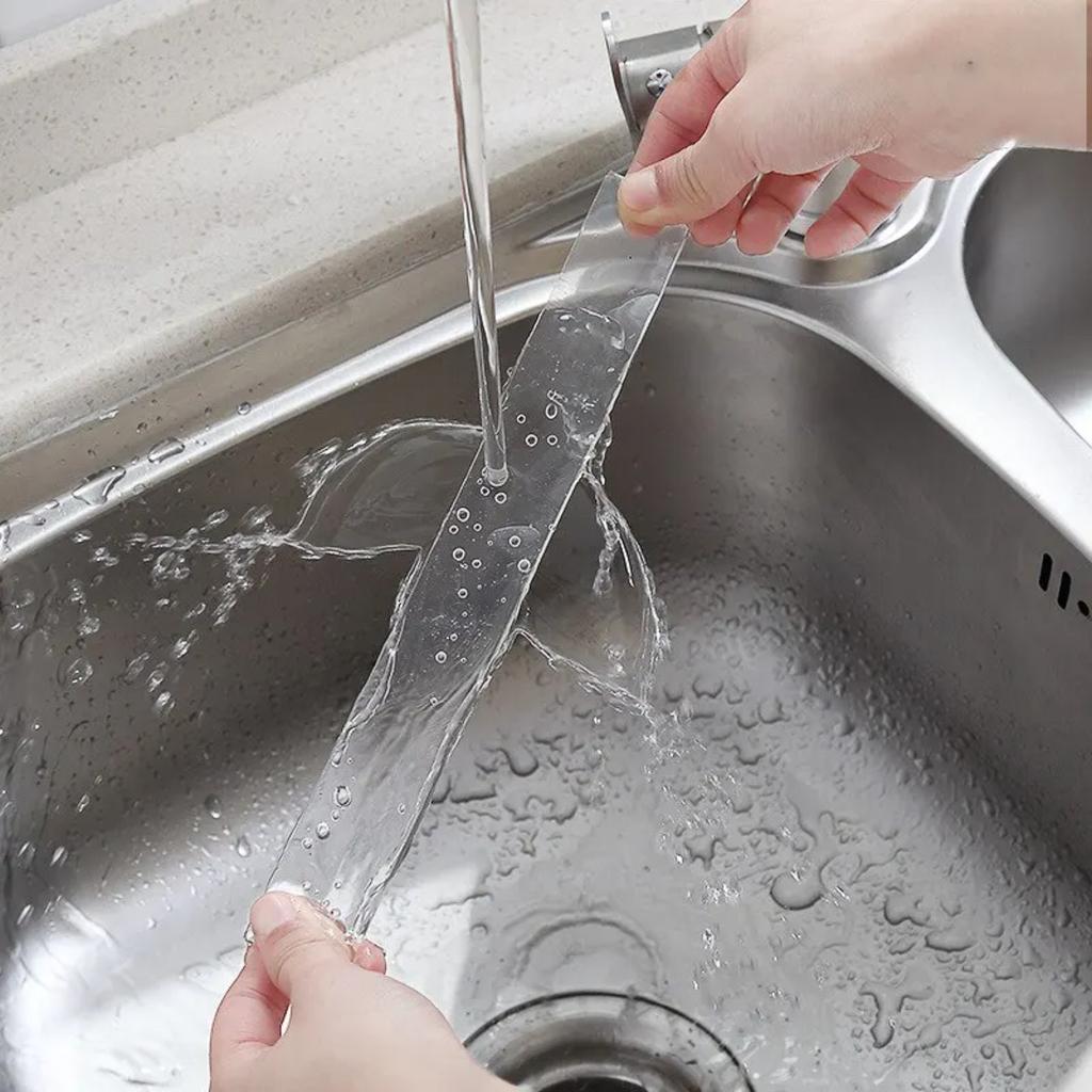 Kitchen Transparent Double Sided Tape Bathroom Waterproof Reusable Self Adhesive Nano Tapes  Decoration Washable Super Tapes