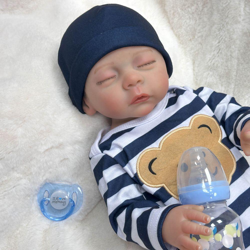 18-Inch Darren Reborn Doll: Hand-painted, Soft Vinyl Baby Toy