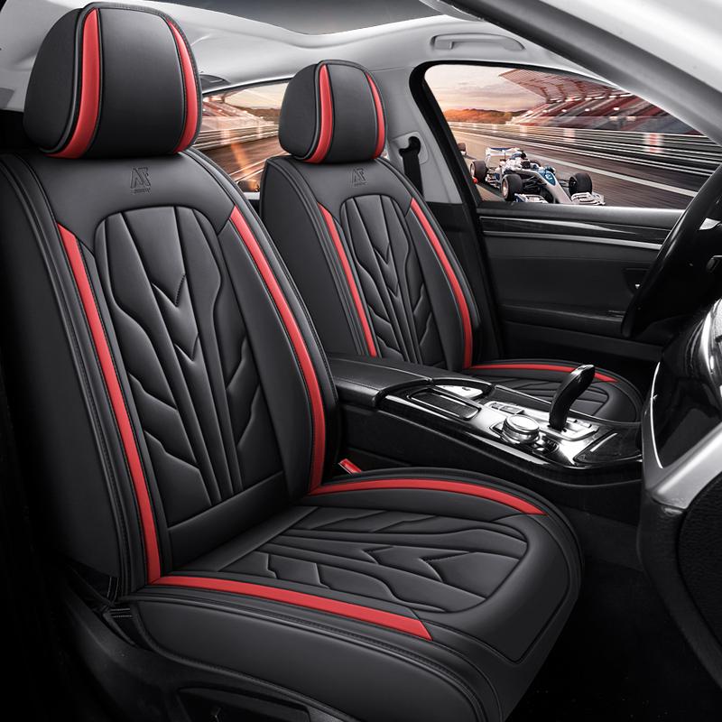 Single Full Coverage Car Seat Cover Premium Faux Leather Material, Fits Most Sedans/SUVs, Enhances Interior, 5 Colors Available