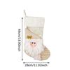 Christmas Stockings White Stamping Gold Snowflake Xmas Ornaments Christmas Pendant Christmas Tree Decorations Noel Gift Sock