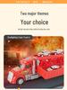 American Big Truck Sliding & Folding Deformation Racing Track Toy Set for Kids