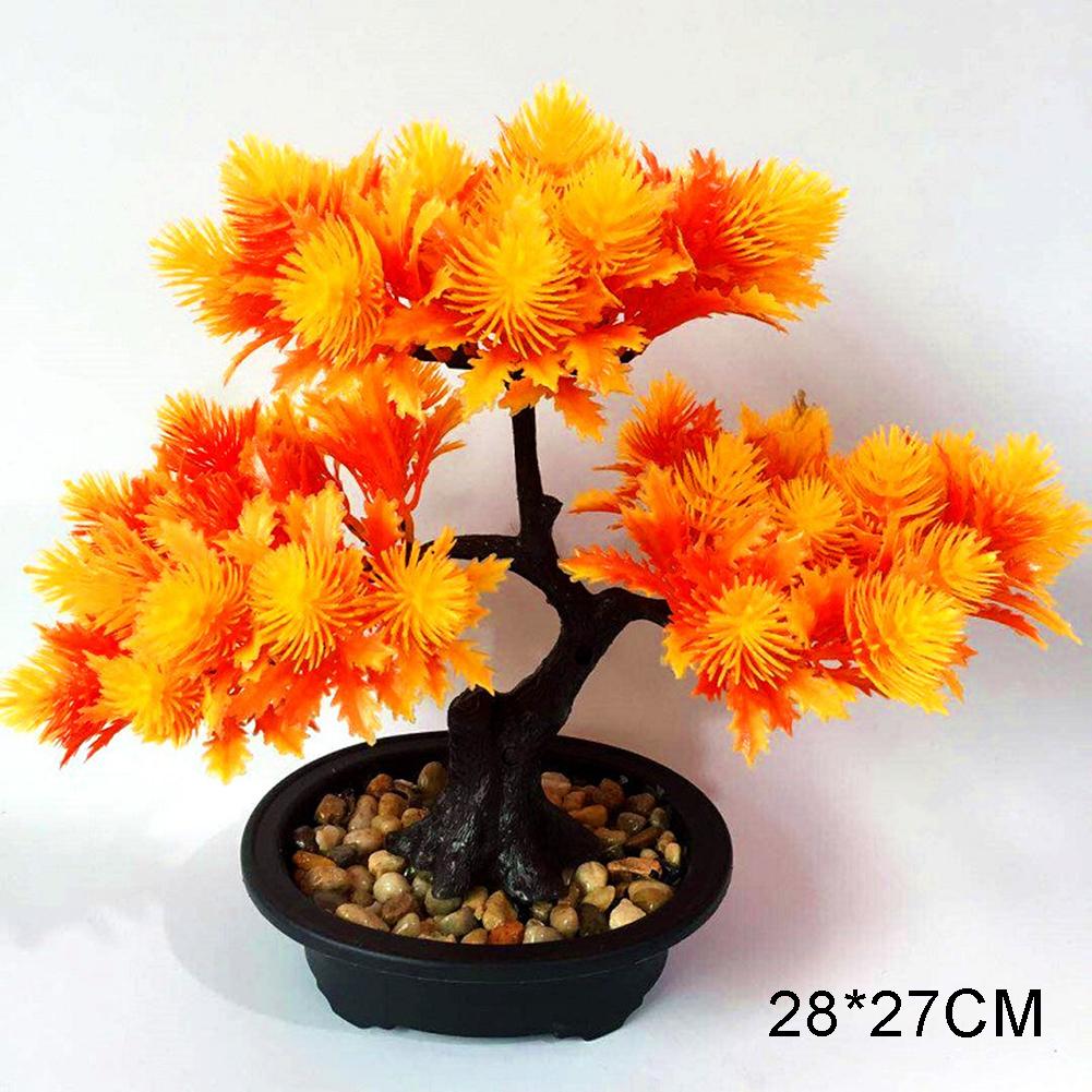 Bonsai Tree Simulation Artificial Live Plants Flowers In Pots Home Office Decor Bonsai Tree Simulation Artificial Live Plants Flowers In Pots Home Office Decor
