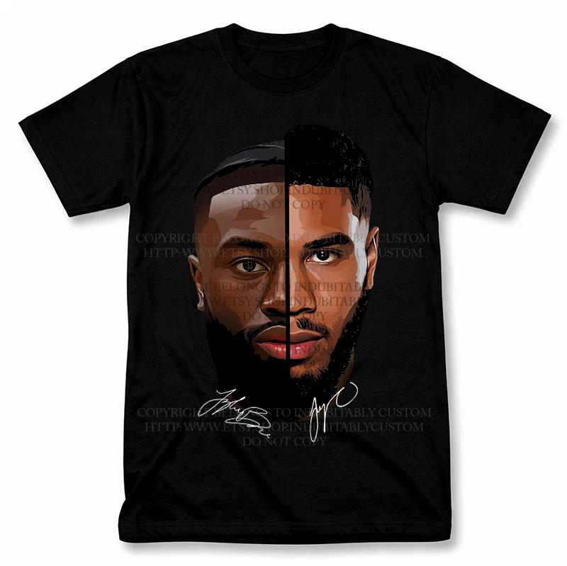 

Jaylen Brown And Jason Tatum Duos Graphic T Shirt Vintage Basketball Fan Tee S