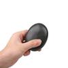 Windfulogo 2-Piece Large Hot Massage Stone Set Natural Lava Basalt Spa Massage Warm Stones Black 2.76 x 3.52 inches (7x9cm)