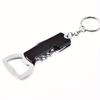 3 In 1 Keychain Beer Bottle Opener Stainless Steel Portable Red Wine Beer Bottle Opener Foil Cutter Kitchen Tool