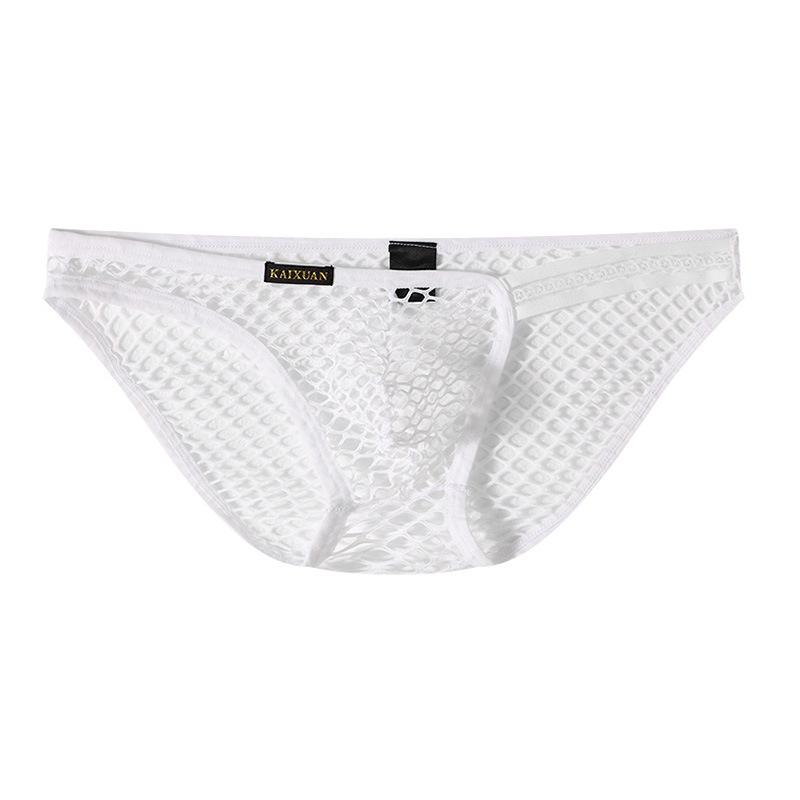 Men's Large Mesh Triangle Briefs - Quick-Drying, Comfortable, European-American Style