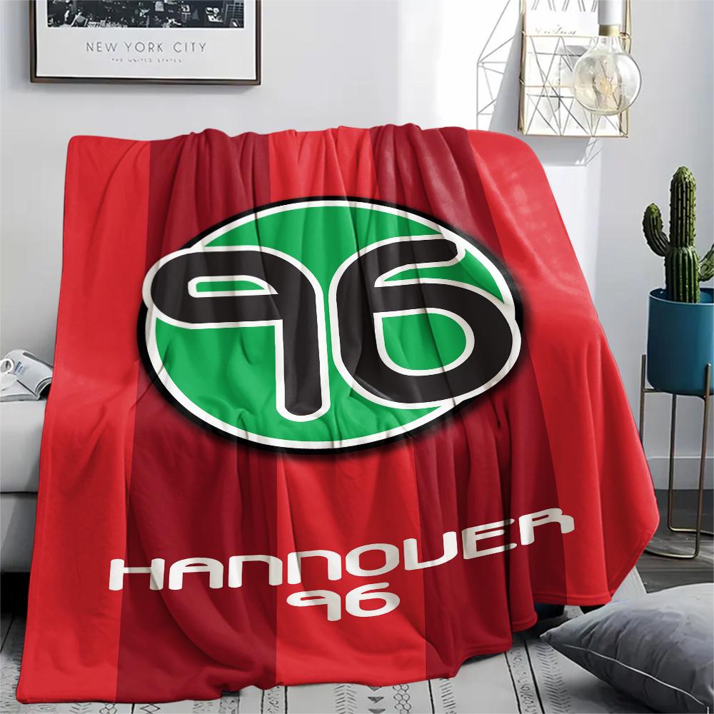 1pc Hannover 96 Print Flannel Blanket, High Quality Comfortable for All Seasons, Home Decor, Warmth and Comfort, Perfect for Christmas Gifts58