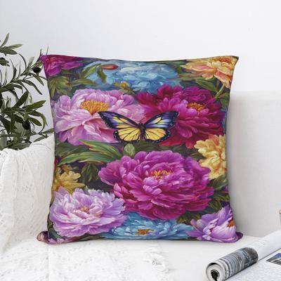 Mixed Flower Art Pillow Case Design Pillow Cover For Wedding Party Home Decor Kawaii Pillowcases