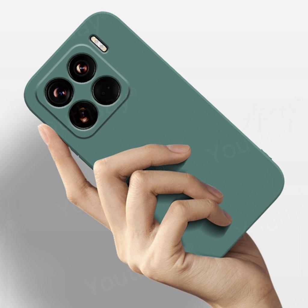 Dla Xiaomi 15 Pro Etui Pokrowiec dla Xiaomi Mi 15 Pro Fundas Coque Shell Miękki Płynny Silikonowy Pokrowiec na Tył Xiaomi 15 14 13 14T 13T Pro