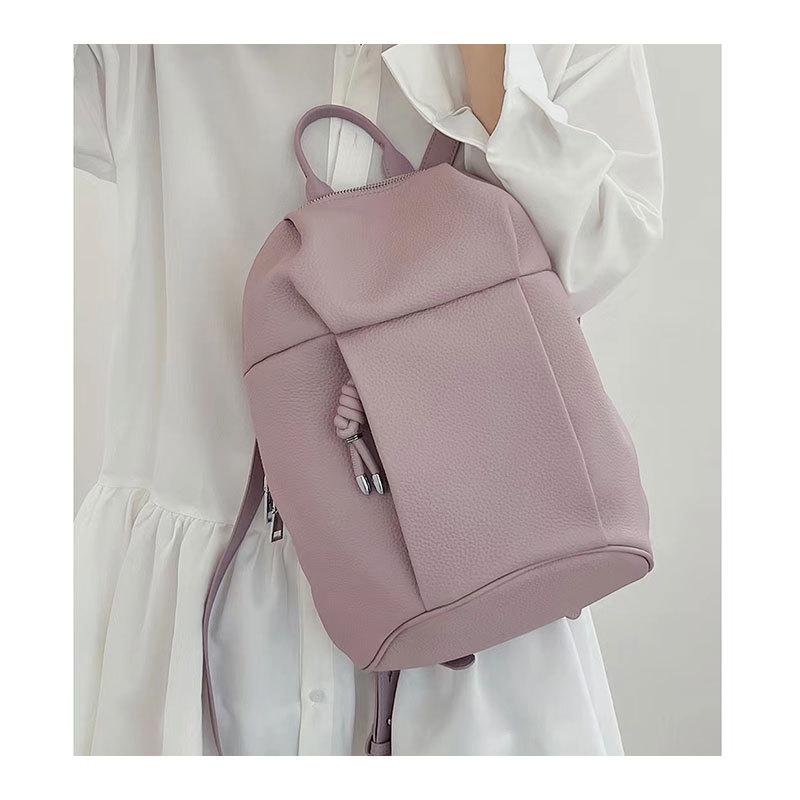 

Рюкзак в корейском стиле большой вместимости, новый женский уникальный кожаный рюкзак, повседневный и универсальный дорожный рюкзак