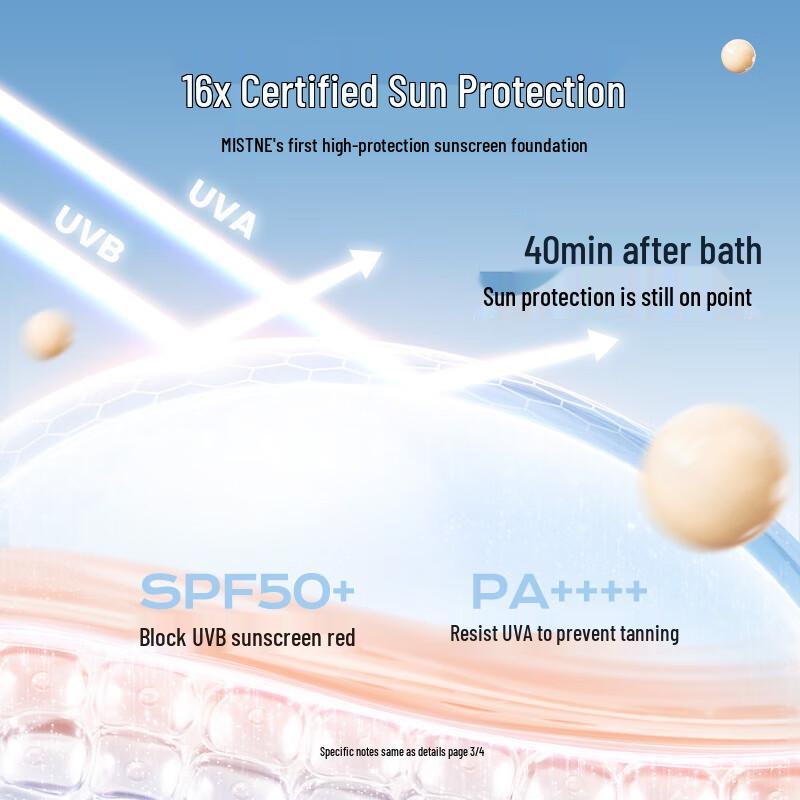 Mistine SPF50+ Long-Lasting Sunscreen Foundation