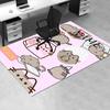 Pusheen, Mléko, Čarodějnická Kancelář Koberec Měkký Polyester Vstupní Koberec Omyvatelný Protiskluzový Lze Prát v Pračce