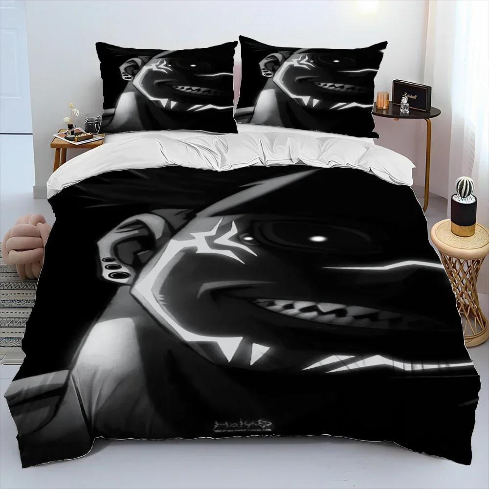 Comforter 3D Jujutsu Kaisen Anime Cartoon Bedding Set 3D Printed Suitable For Bedroom Kids Home Textile