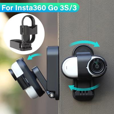 Go 3S Magnetický základní stojan s nastavitelným úhlem, skládací, přenosný, stolní držák pro Insta 360 Go 3S/Go 3, náhrdelník, příslušenství pro kameru