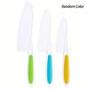 Kitchen Safety Non-Hand Cutting Plastic Fruit Vegetable Knife Set Saw-Toothed Cake Knife Easy to Use for All Ages