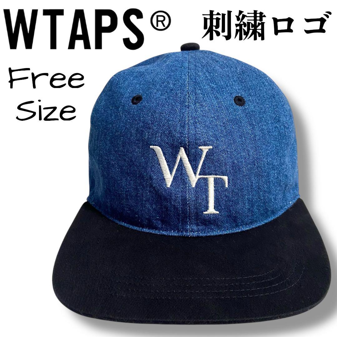 

[USED] Hard to find WTAPS denim cap in indigo with embroidered logo, ZORN
