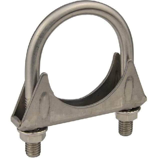2 Inch Clamps Heavy Duty 2" Stainless Steel U Bolt Muffer Exhaust Clamp Hanger For Pipes (51Mm)