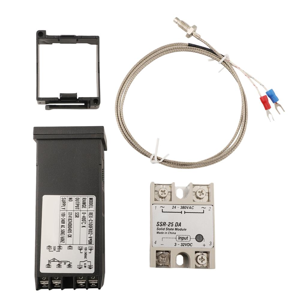 AC250V 3A Relay Temperature Control For Labs Digital Temperature Controller Solid State Relay Stainless Steel Material