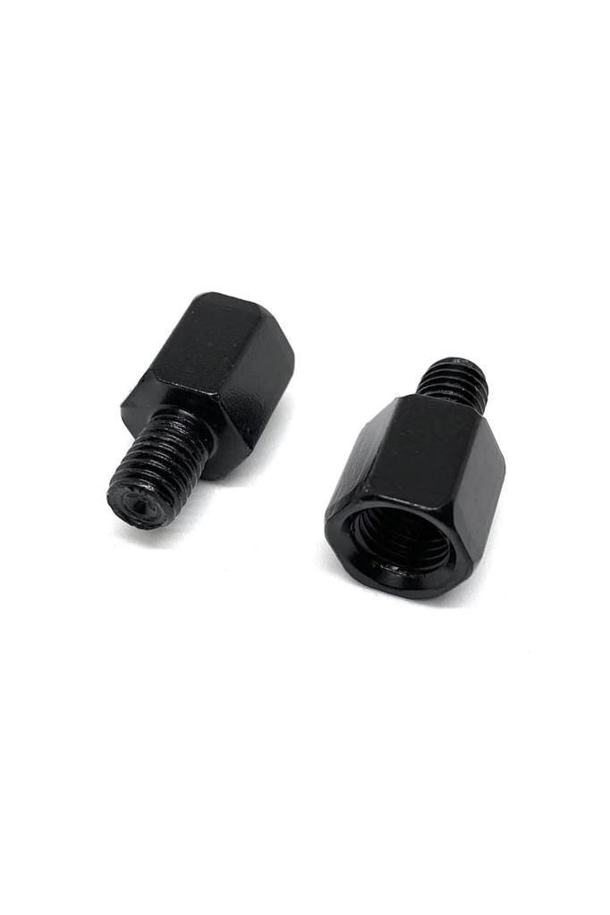 Wumio Mirror Conversion Adapter, 1 Pair (2 Pieces) Set, Mirror 0.4 Inch (10 Mm)