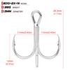 Proberos Treble Hook Fishing Hook Treble Hook 1#-2#-4#-6#-8#-10#-12# High-Carbon Steel High Strength Three Hook