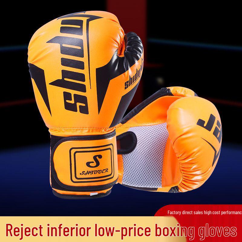 Dospělé profesionální boxerské a muay thai rukavice pro muže, ženy a děti - Sanda a tréninkové rukavice na boxovací pytel.