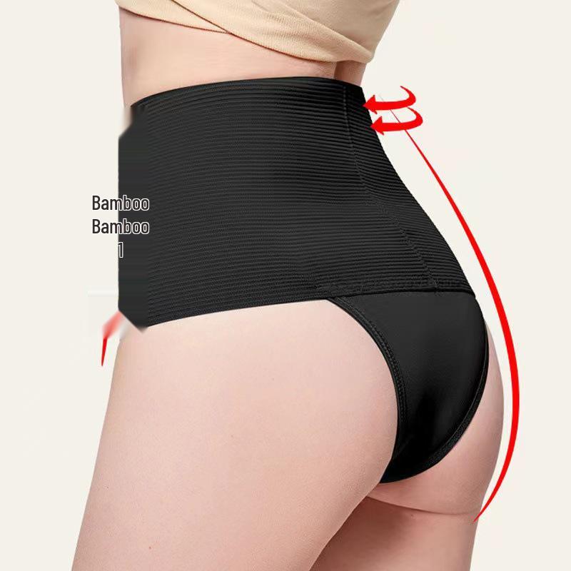 High-Waisted Tummy Control Shaping Pants - Women's Postpartum Waist Cincher, No Roll-Down, Plus Size Available