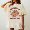 Capybara T-Shirt Damen Anime Bunt 80er Bequem Grafik-T-Shirt Bequem 2000er Psychedelische Ästhetik Popkultur Anime