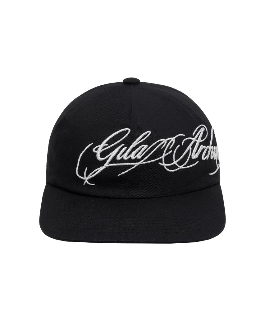 Gillaakaibeu Lettering Logo Trucker Cap_Black
