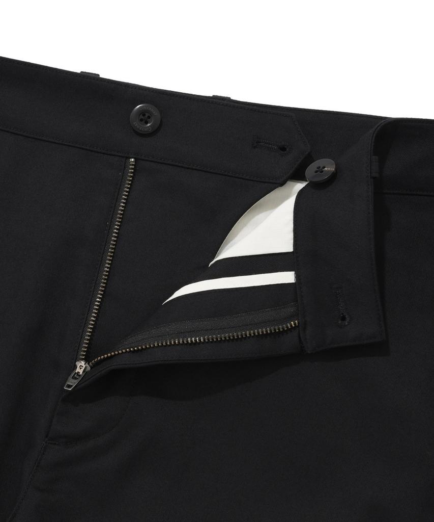 COVERNAT Semi-Wide Chino Pants Black
