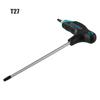 L-Type Double-End Two Way Tamper Proof TorxStar Spanner Key Wrench Screwdriver Hand Tools T 6 T7 T8 10 20 T 25 T27 T 30 T40 T45