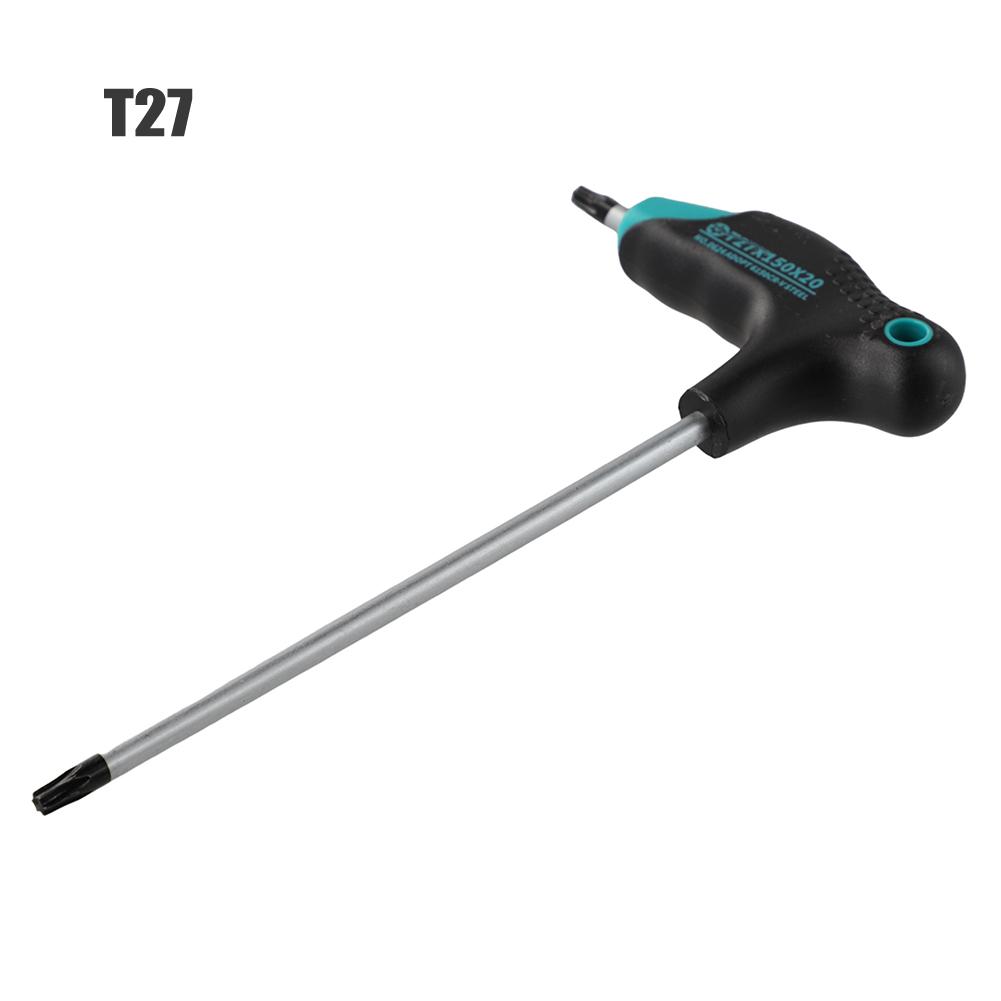 L-Type Double-End Two Way Tamper Proof TorxStar Spanner Key Wrench Screwdriver Hand Tools T 6 T7 T8 10 20 T 25 T27 T 30 T40 T45