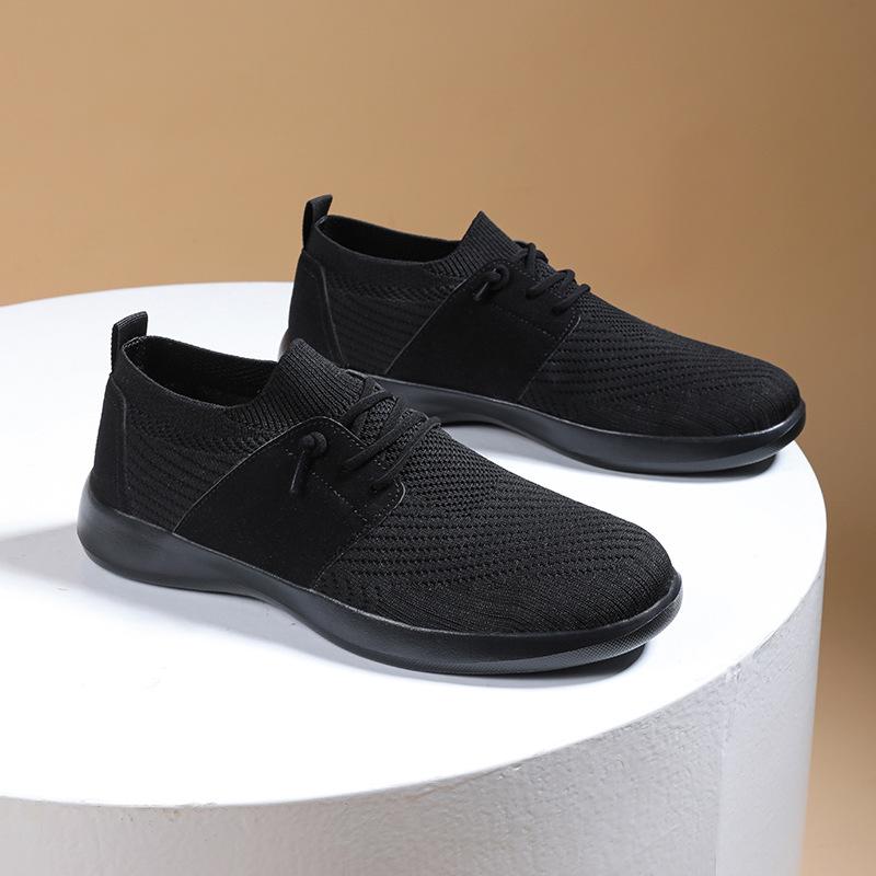 Lace-up-free lazy casual shoes, light and breathable thin mesh shoes, versatile and comfortable casual shoes