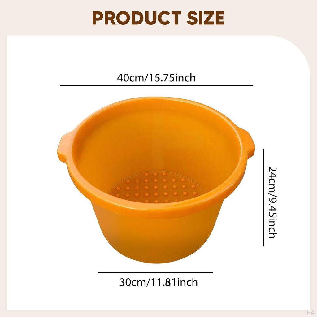 Foot Bath Basin Bucket Soaker, Portable Wash Soaking Tub for Hotel Household House