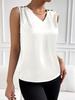 Versatile Faux Silk High-Elastic Solid Color Women's Tank Top