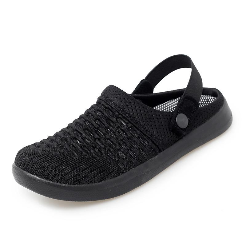 Large Size 46 Men's Shoes Summer Sandals Breathable Shoes One Pedal Casual Beach Shoes