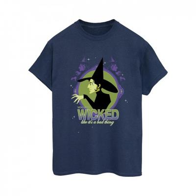 Der Zauberer von Oz Damen/Damen Böse Hexe Baumwoll-Boyfriend-T-Shirt