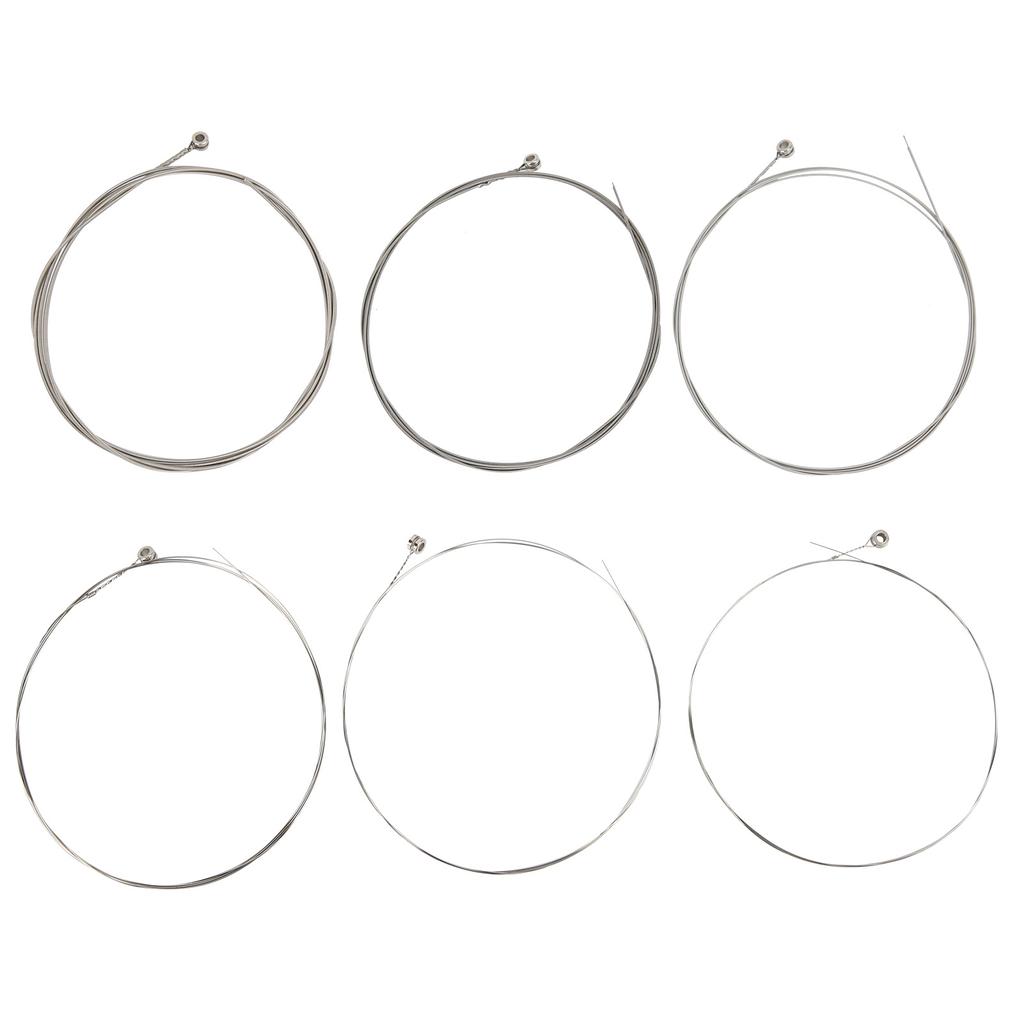6Pcs Guitar String Tensile Resistance Alloy Wound Stringed Instrument Accessories ReplacementElectric Guitar Strings