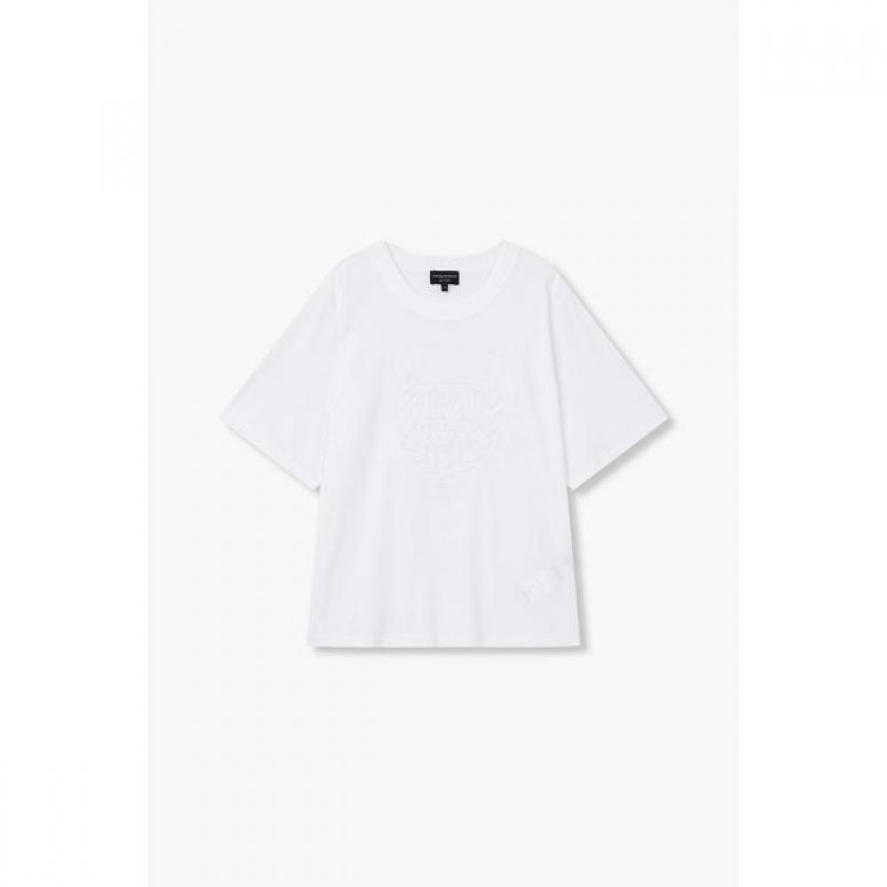 

Emporio Armani 24 F W Women S emboSSed Logo ShorT Sleeve T ShirT A524326504 M