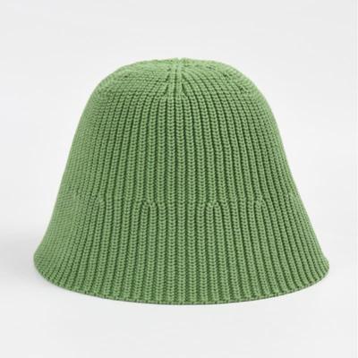 LALA All Seasons Cotton Knit Bucket Hat - Green