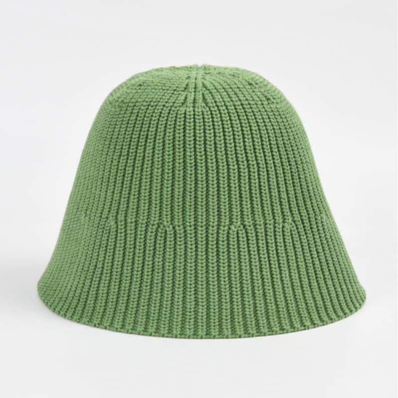 

LALA All Seasons Cotton Knit Bucket Hat - Green FREE