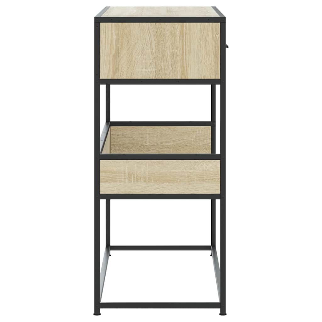 Vidaxl Console Table, Sonoma Oak, 90X35X80 Cm