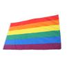 Hand Waving Rainbow Flag Banner Polyester Gay Pride Lesbian Flags with Grommets
