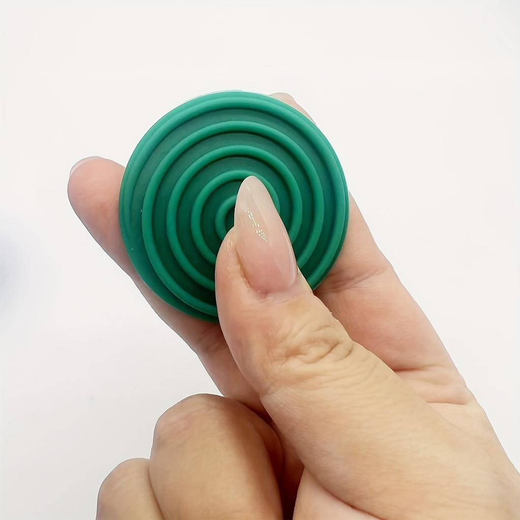 8pcs Silicone Touch Sensory Stone Toy Suction Cup Phone Stone Holder Stress Relief Squeeze Toy