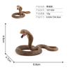 Gruselige realistische Schlangenmodelle für Kinder, Kobra Maisnattern-Figur, Lebendiger Wildpython, Perfektes Streichgeschenk