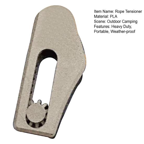 1/2Pcs One-piece Rope Tensioner Heavy Duty 3D Printed Outdoor Hiking Backpacking Camping Tent