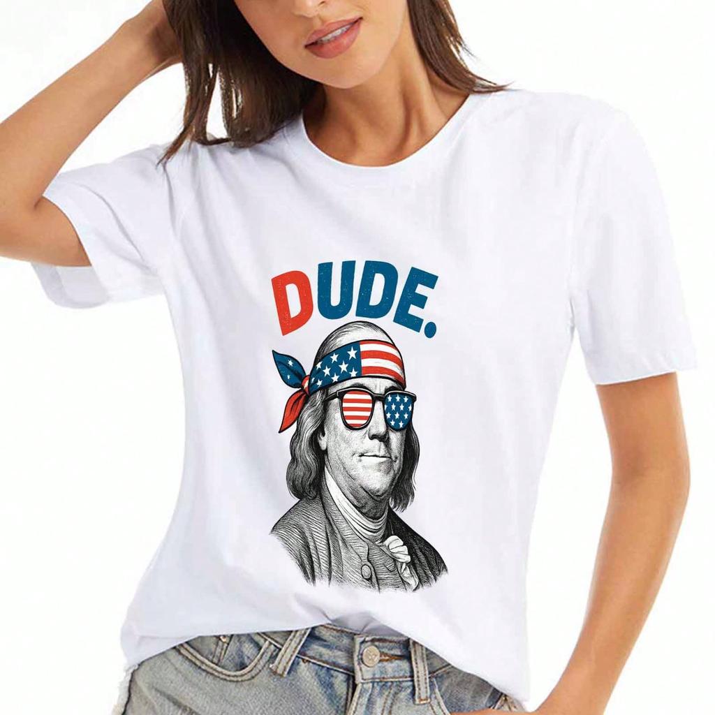 Bär Gitarrist Wounisex Baumwoll-T-Shirt, Premium-Baumwolle Hochwertiger Druck, Langlebig, Lässige Mode, Mit Einem Coolen Bären-Gitarristen-Design, Musi