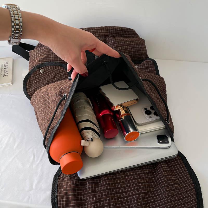 Schoolbag Fashion Bag Women's 1011 New Wholesale Casual Large Capacity Handbag Backpack Canvas Bag Travel Backpack